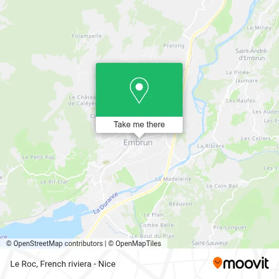 Le Roc map