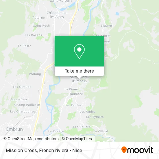 Croix De Mission map