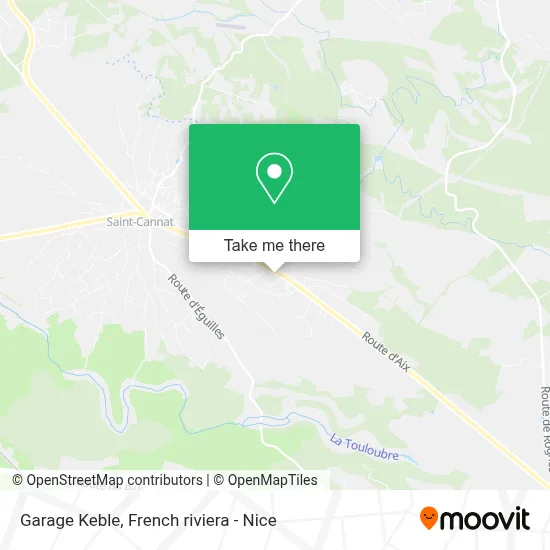Garage Keble map