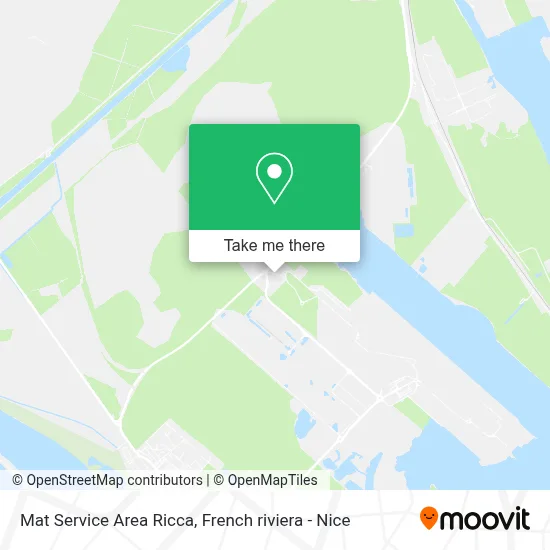 Mapa Mat Service Area Ricca