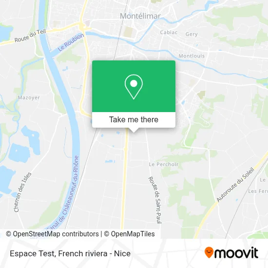 Espace Test map