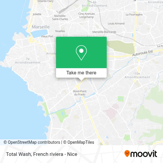 Total Wash map