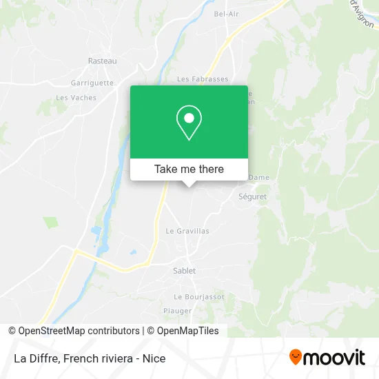La Diffre map