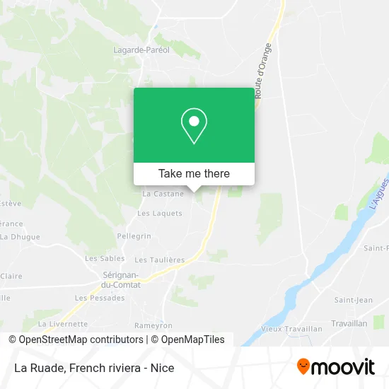 La Ruade map