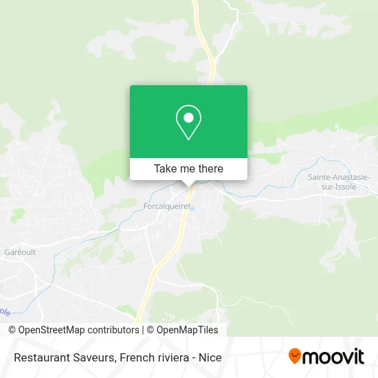 Restaurant Saveurs map