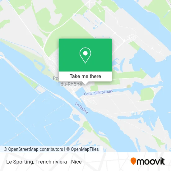 Le Sporting map
