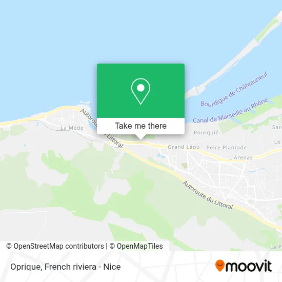 Oprique map