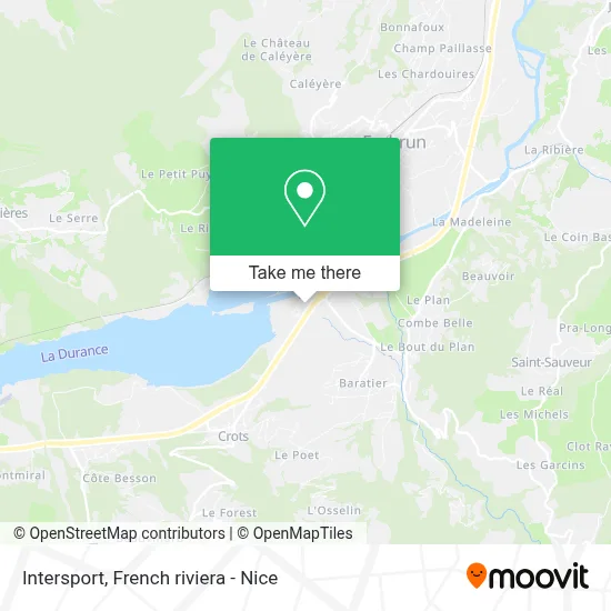 Intersport map