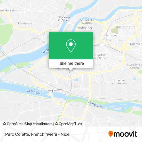 Parc Colette map