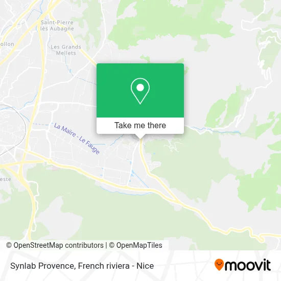 Synlab Provence map