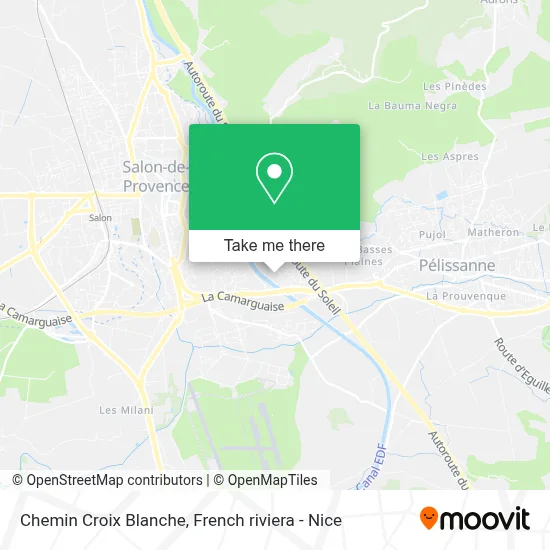 Chemin Croix Blanche map
