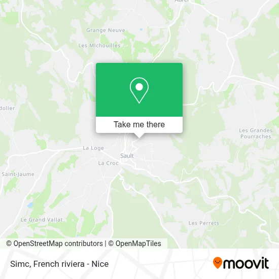 Mapa Simc
