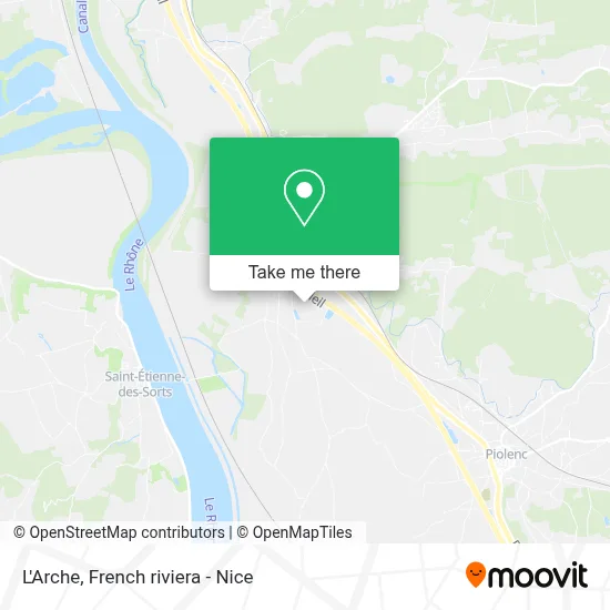L'Arche map