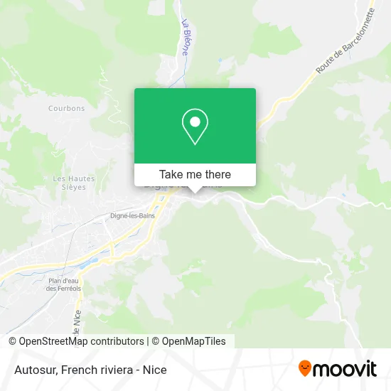 Autosur map