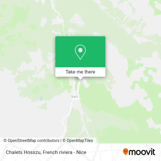 Chalets Hosszu map