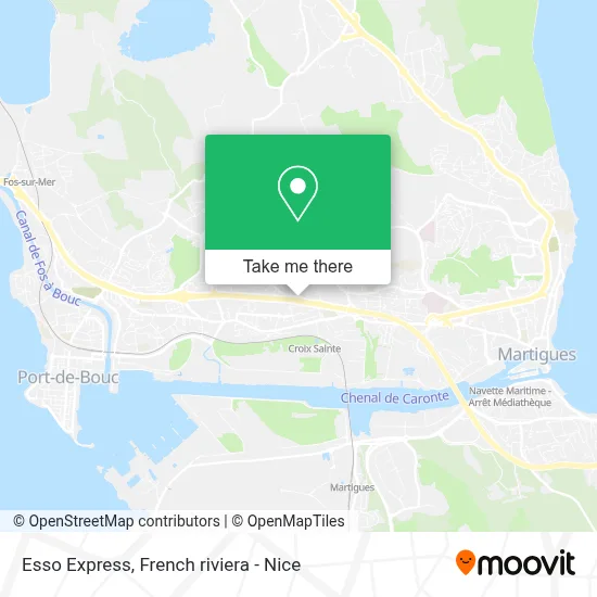 Esso Express map