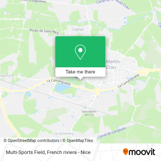 Terrain Multisports map