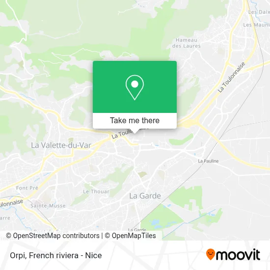 Orpi map