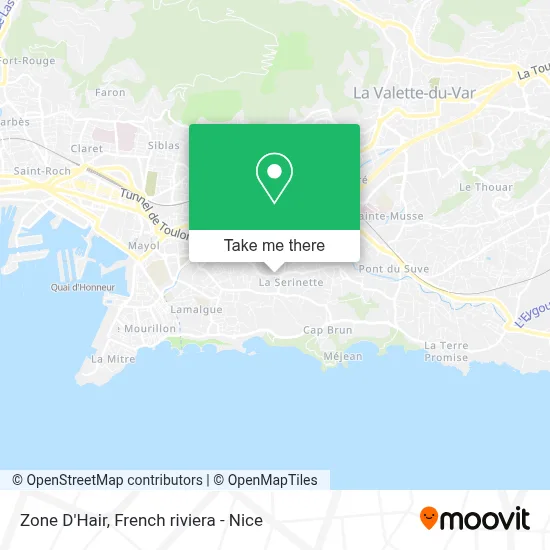 Zone D'Hair map