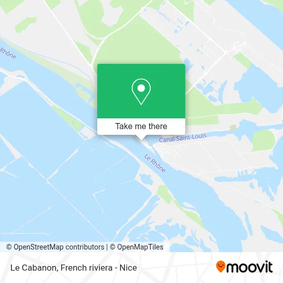 Le Cabanon map