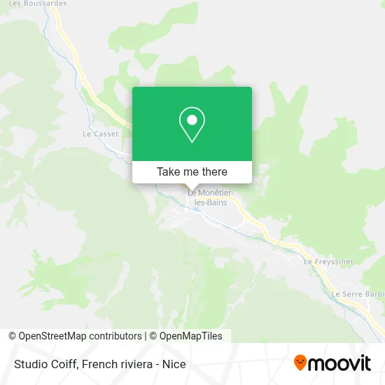 Studio Coiff map
