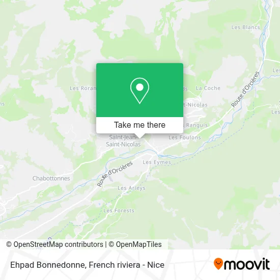 Ehpad Bonnedonne map