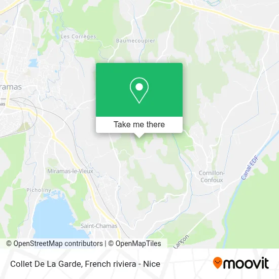 Collet De La Garde map