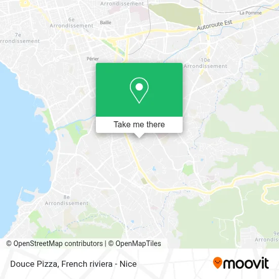 Douce Pizza map