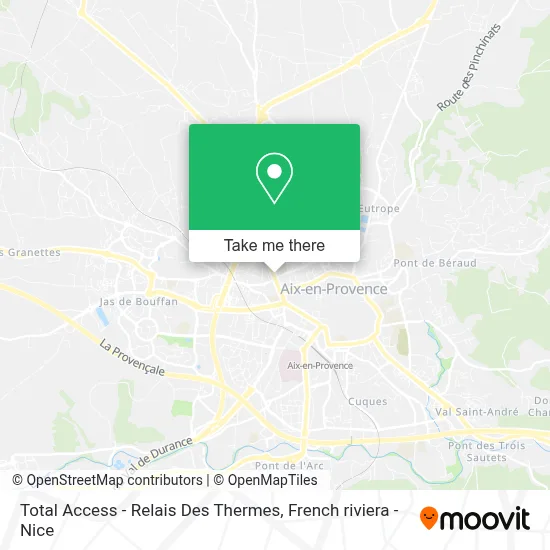 Total Access - Relais Des Thermes map
