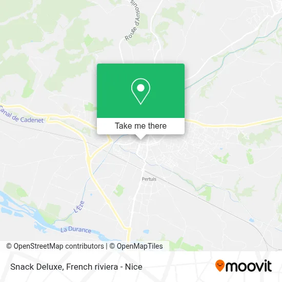 Snack Deluxe map