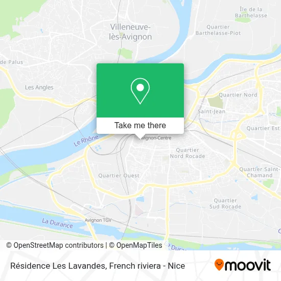 Résidence Les Lavandes map