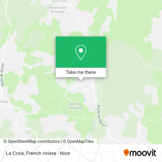 La Croix map
