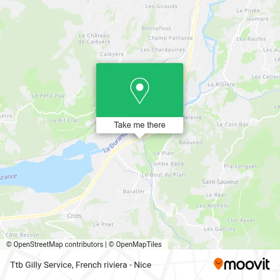 Ttb Gilly Service map