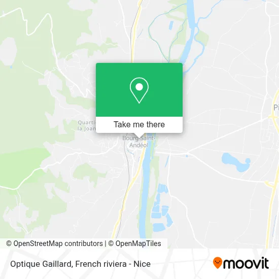 Optique Gaillard map