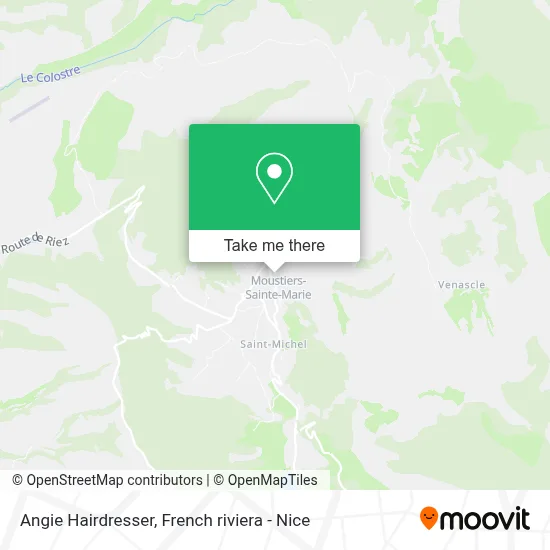 Angie Coiffure map