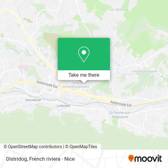 Distridog map
