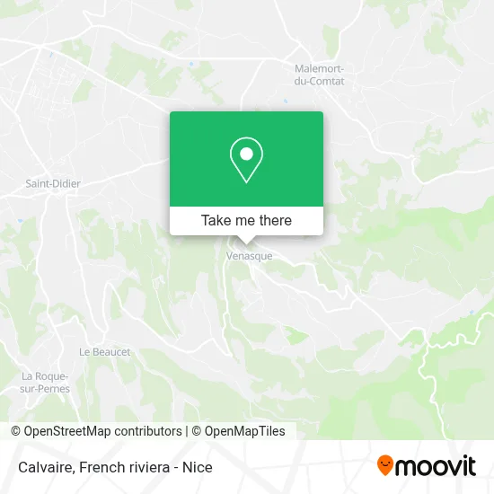Calvaire map