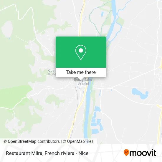 Restaurant Miira map