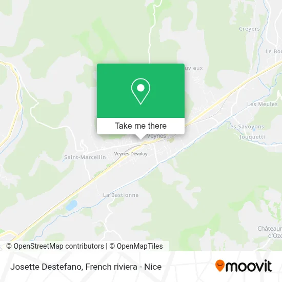 Josette Destefano map