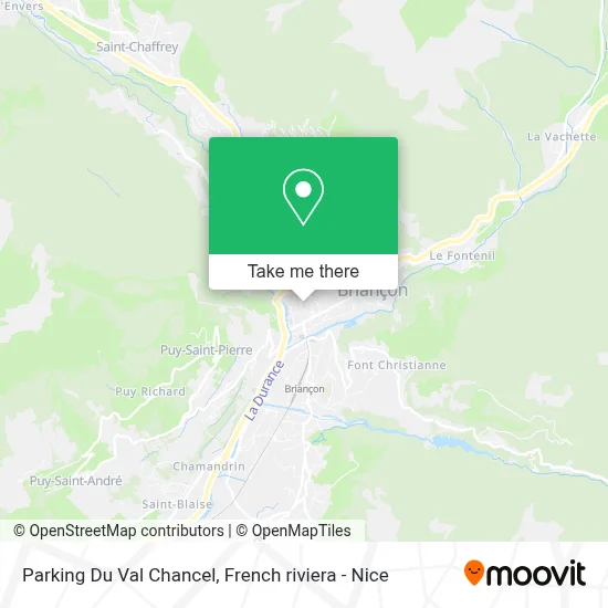 Parking Du Val Chancel map