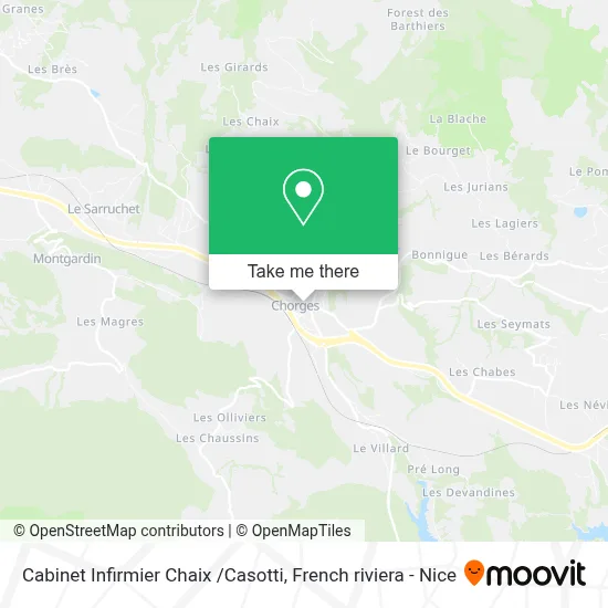 Cabinet Infirmier Chaix /Casotti map