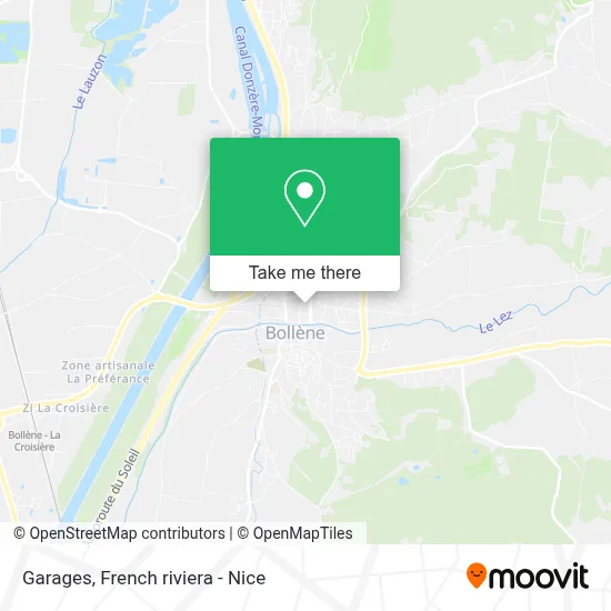 Garages map