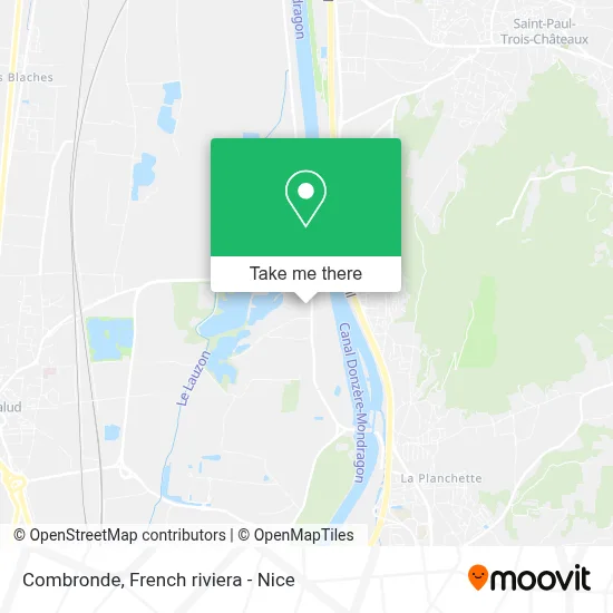 Combronde map