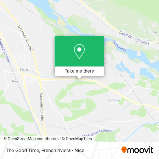 Le Bon Temps map
