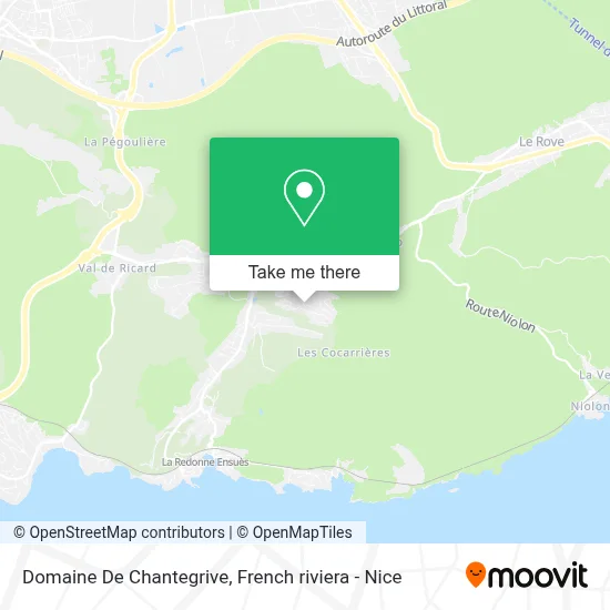 Domaine De Chantegrive map