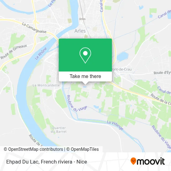 Ehpad Du Lac map