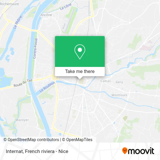 Internat map