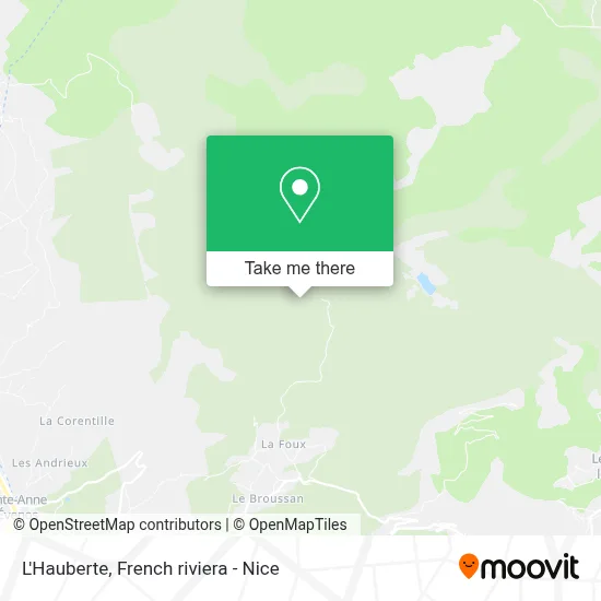 L'Hauberte map