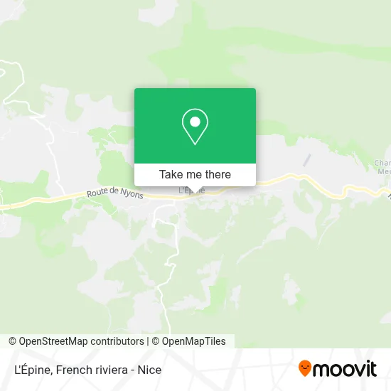 L'Épine map