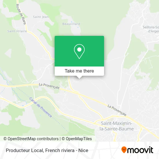 Producteur Local map